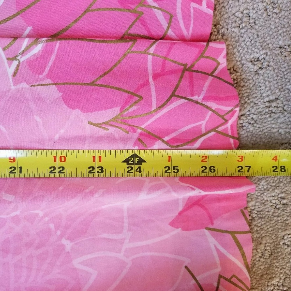 Anthropologie Odille Pink Floral A-line Skirt - Picture 7 of 7